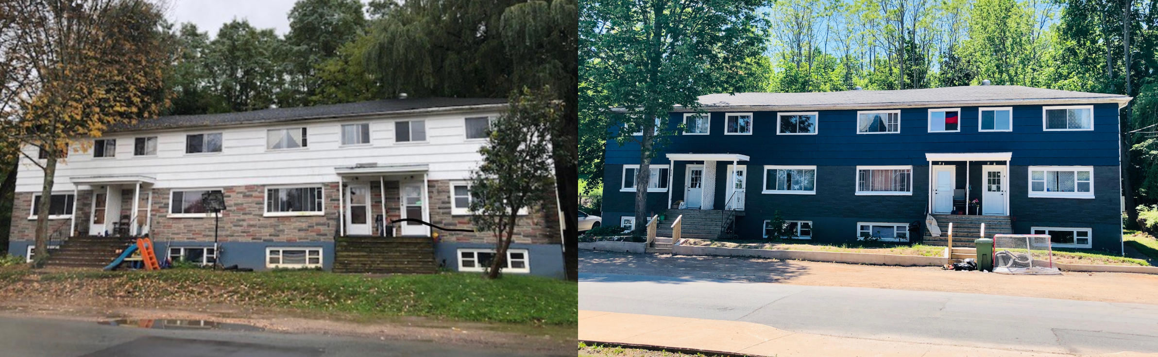 Albert Street property: before and after